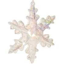 Artikel Dekorative snefnug, vinterdekoration, iriserende, Ø14-15 cm, 2 stk.