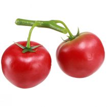 Artikel Dekorative tomater 2 kunstige tomater på pande Ø6cm L15cm