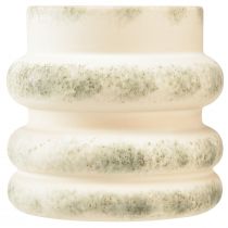 Artikel Dekorativ plantekasse til tørre arrangementer creme grågrøn 16×16cm