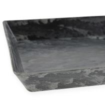 Artikel Dekorativ bakke antracit 27 cm x 12 cm