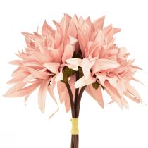 Artikel Dekorative blomster dahlia kunstig pink blomst Ø15cm L28cm 3 stk.