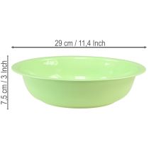 Artikel Dekorativ metalskål, grøn, metalskål med emalje-look, Ø29 cm