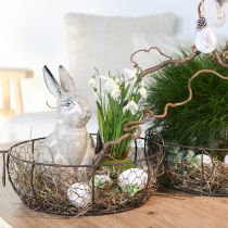 Artikel Trådkurvskål med håndtag Brun Ø35/30/25 cm Sæt med 3 stk