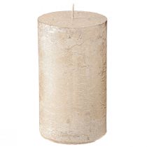 Artikel Ensfarvede lys platin 70x120mm 4 stk