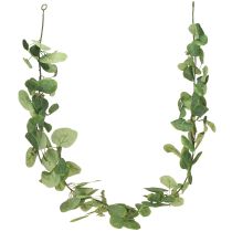 Artikel Kunstig Eucalyptus Grøn Bladguirlande med 2 Øjner 160cm