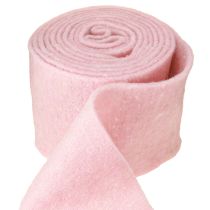 Artikel Filtbånd pink pottebånd uld bånd uldfilt B15cm L5m
