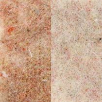 Artikel Filtbånd uldbånd dekorativt stof brun-rød beige uldfilt 7,5 cm 5 m