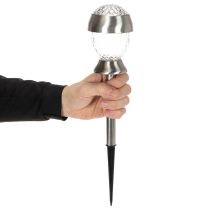 Artikel Solcellehavelamper, kuglelamper med jordspyd, 36 cm, 4 stk.