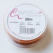 Artikel Gavebånd med prikker til elegant gaveindpakning, 1,5 cm bredt, 20 m langt