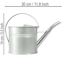 Artikel Vintage dekorativ vandkande, metal, sølv, 1,25l plantekasse