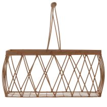 Artikel Trådkurv, metal, rustlook, 28x13,5x14 cm, 2 stk.
