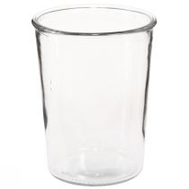 Artikel Glasvase konisk dekorativ vase gennemsigtig Ø12cm H15,5cm 2stk
