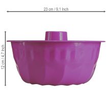 Artikel Bundt kageform, metal, dekorativ kageform, lilla, Ø23 cm, H12 cm