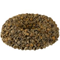 Artikel Naturkrans, efterårsdekoration, agern, dørkrans, vægkrans, gør-det-selv, Ø30 cm