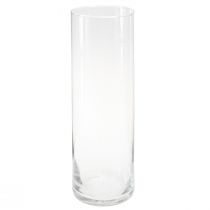 Artikel Høj glasvase konisk blomstervase glas 30cm Ø10,5cm
