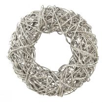Artikel Trækrans dekorativ krans rattan naturhvid Ø30cm H9,5cm