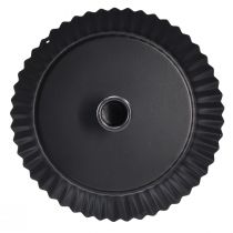 Artikel Metallysholder i kageform, sort, Ø18 cm, 2 stk.