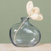 Artikel Lille glasvase klar moderne minivase glas blå 11×6×10 cm 3 stk.