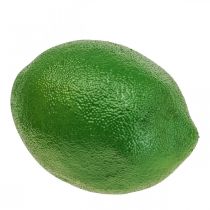 Kunstig lime deco frugt Kunstig frugt Ø6cm L9cm