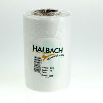 Artikel Hvidt kransbånd 150mm 25m