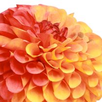 Artikel Kunstige Dahlia Dekorative Blomster Orange Rød Ø10 L80cm 2stk