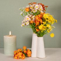 Artikel Kunstig kamille som blomsterbuket til frisk og letplejet dekoration, 28 cm, 3 stk.