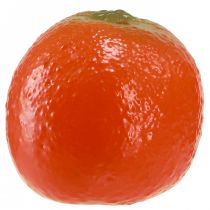 Artikel Dekorative kunstige mandariner i et net, et tilsyneladende realistisk look, Ø5 cm, sæt med 12, perfekt til boligindretning og butiksvinduer.