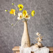 Artikel Kunstig valmuedekoration til stuer og kontorer, 95 cm