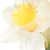 Artikel Kunstige påskeliljer silkeblomster hvid påskelilje 40cm 3 stk