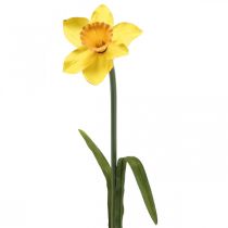 Artikel Kunstig påskelilje silkeblomst gul påskelilje 59cm