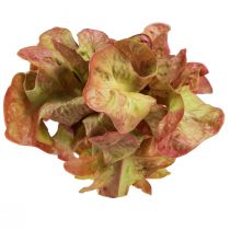 Artikel Kunstsalat Lollo Rosso dekorativt salathoved Ø20cm