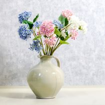Artikel Kunstig hortensiablomst til elegant, moderne indretning, 80 cm, 2 stk.
