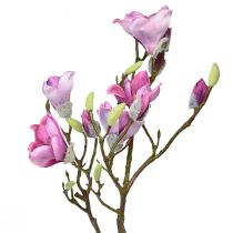 Artikel Kunstig blomst magnolia gren, magnolia pink 92cm
