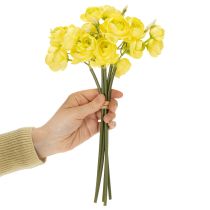 Artikel Kunstig ranunkelbuket til forårsdekoration i hjemmet, 32 cm, 5 stk.