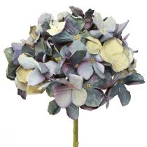 Artikel Kunstige blomster i blå hortensia stor Ø15cm L58cm 2stk
