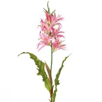 Artikel Kunstige blomster, silke blomster dekorativ lilje pink 97cm