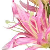 Artikel Kunstige blomster, silke blomster dekorativ lilje pink 97cm