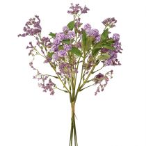 Artikel Kunstig blomsterbuket, silkeblomster, lilla, dekorativ, 51 cm