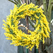 Artikel Kunstig plante Sølv Acacia Mimosa Gul Blomstrende 53cm 3 Stk