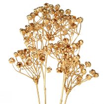 Artikel Kunstige planter hør kunstigt guld Adventsdekoration 54cm 4 stk