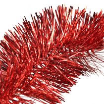Artikel Festlig Rød Tinsel Garland 270 cm - Skinnende og levende, perfekt til jule- og feriedekorationer