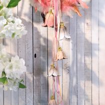 Artikel Liljekonval keramiske blomsterdekoration til ophæng Ø5cm 6 stk