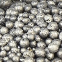 Artikel Metalliske dekorative perler antracit dekorative granulat runde 4-8mm 1l