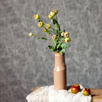 Artikel Kunstig valmuedekorationsbuket, realistiske blomster til boligtilbehør, 61 cm, 3 stk.