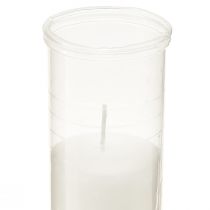 Artikel Refill lys til gravlys hvid 84h H17cm 5 stk