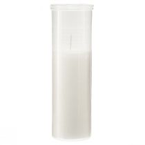 Artikel Refill lys til gravlys hvid 84h H17cm 5 stk