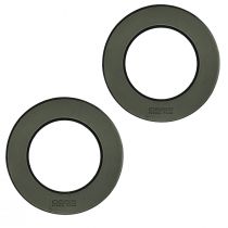 Artikel Blomsterskum krans ring sort Ø30cm 2 stk