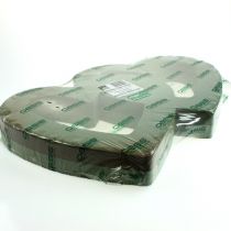 Artikel Vådt skumhjerte dobbelt 38cm åben