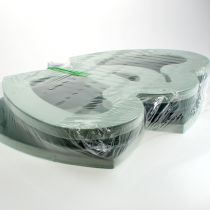 Artikel Vådblomstret skum duo hjerte 37cm med sugekop 2 stk