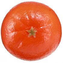 Artikel Realistisk kunstig appelsin dekorativ frugt Citrus Reticulata Ø8cm 4-delt sæt – perfekt til sommer- og julepynt